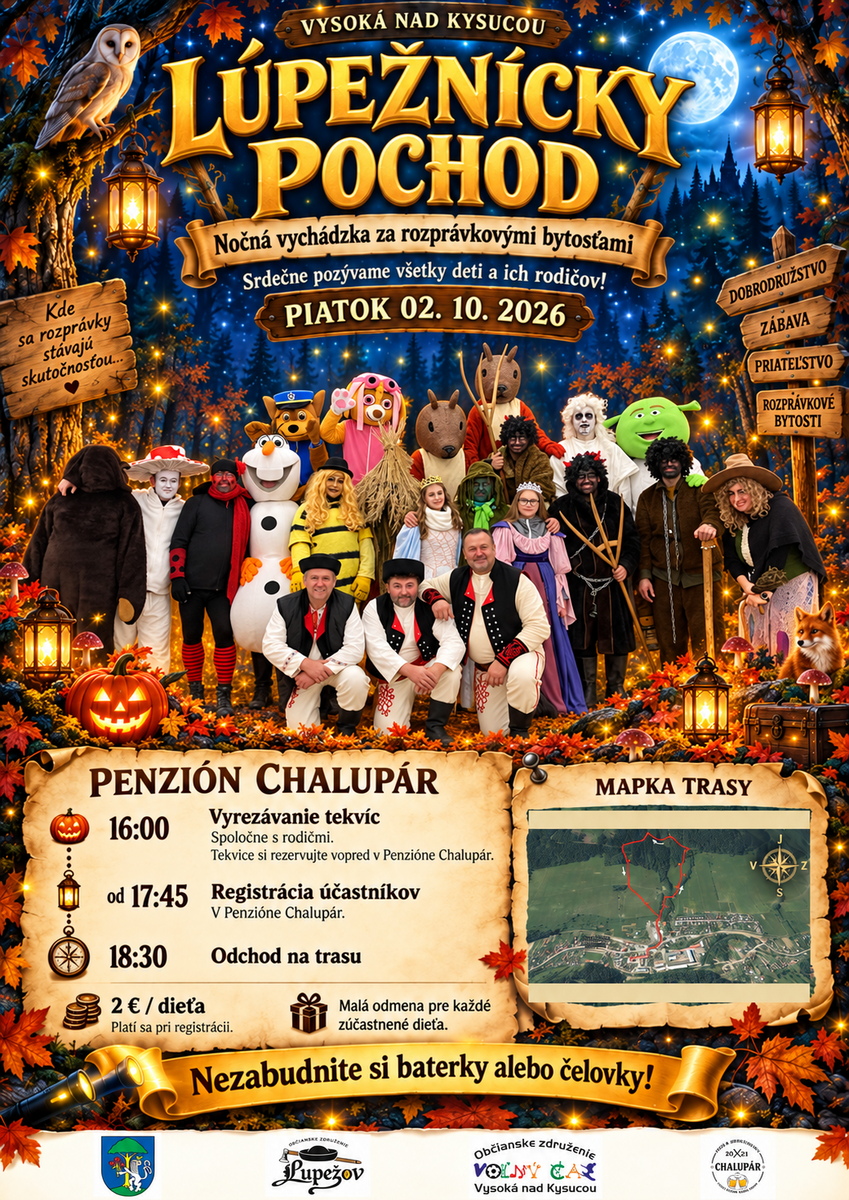 Plagat Lupeznicky pochod 1 original