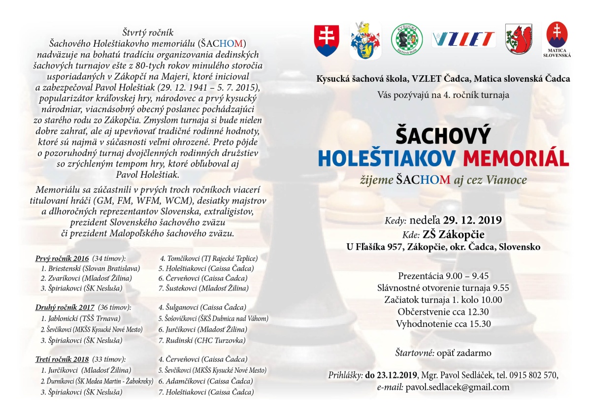 sachovy holestiakov memorial 2